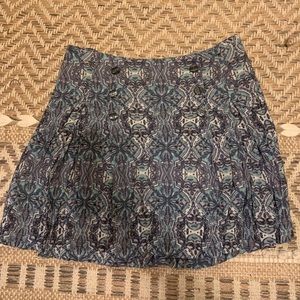 Free people mini skirt with bottons on the front